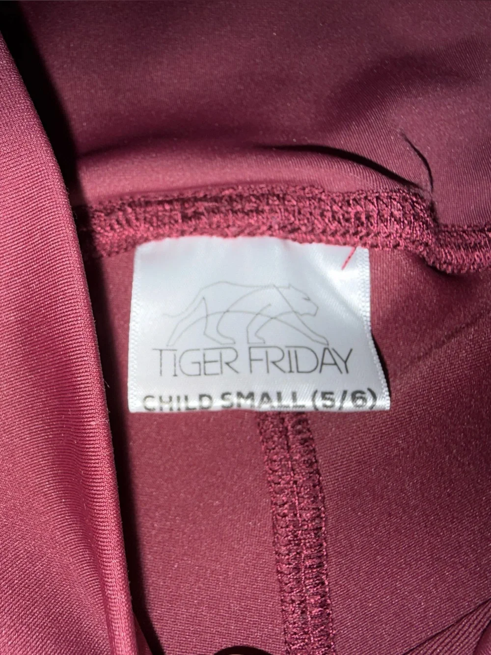 Tiger Friday Dance 2-Piece Set Red Top Size Child Medium,Bottom Size Child Small